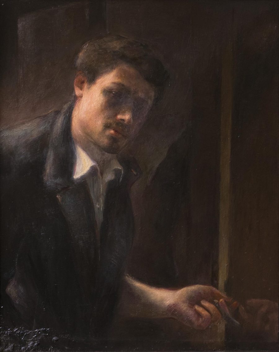 The night wanderer 2020 Oil on Canvas 63x51cm €4000