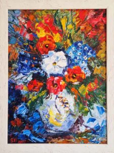 Vase with flowers