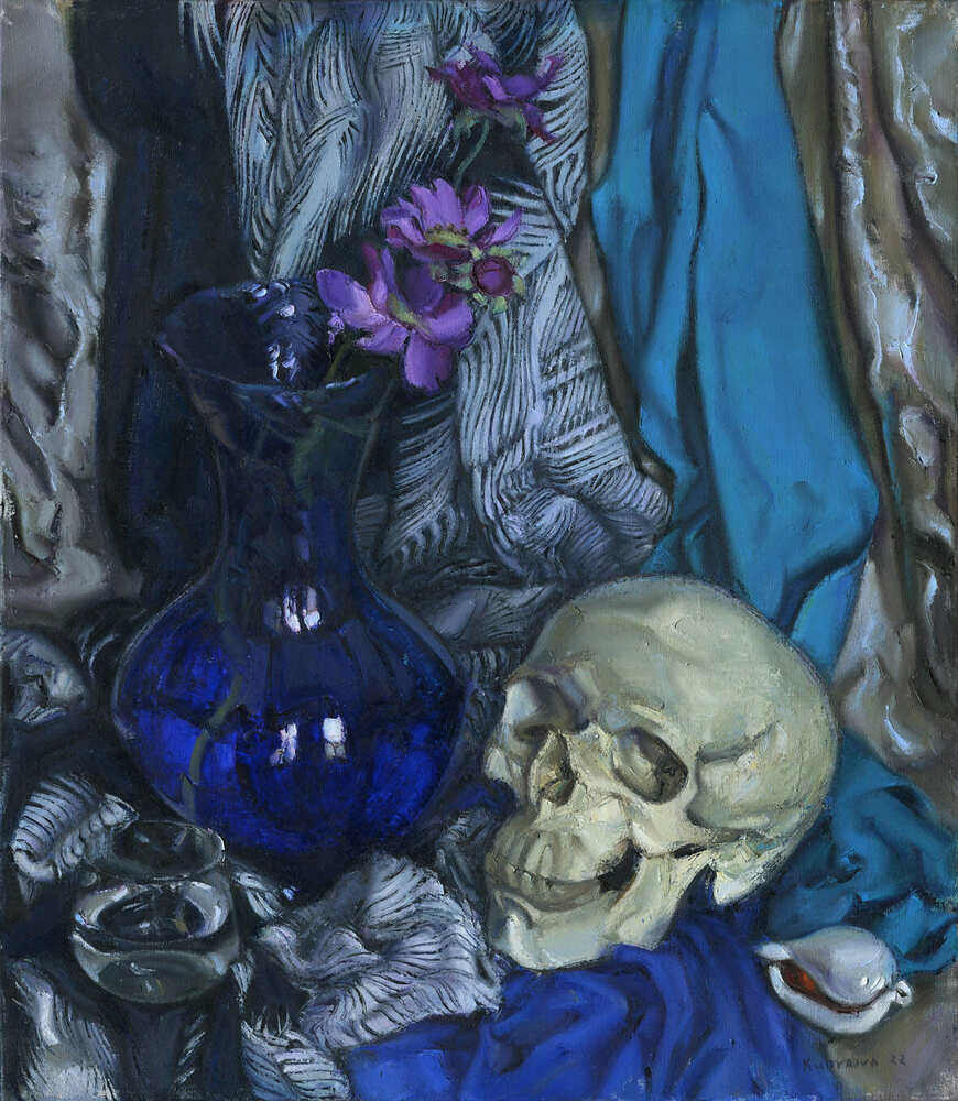 Still Life with Blue Vase