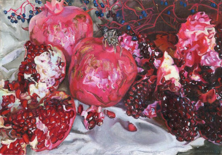 Still Life with Pomegranates 2