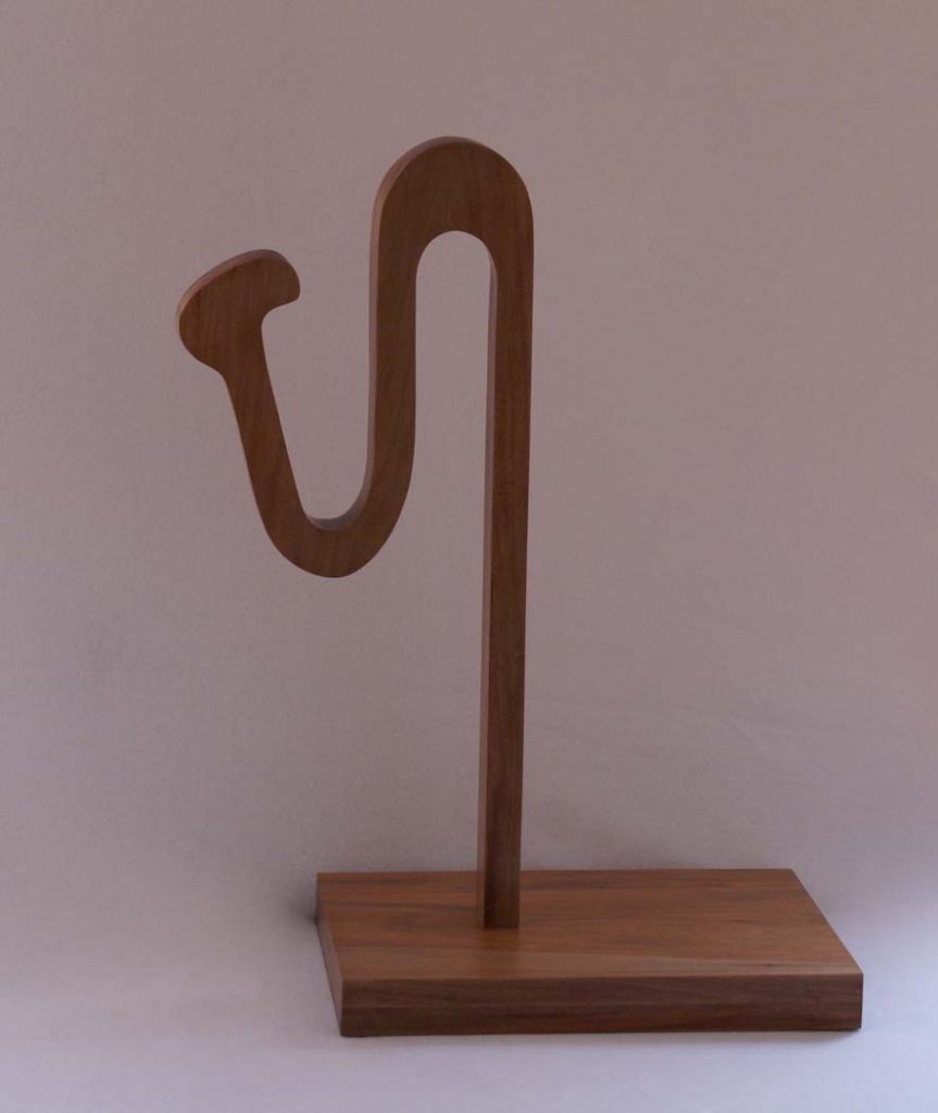 Camel Looking at Its Hump, sculpture by Josefina Temín