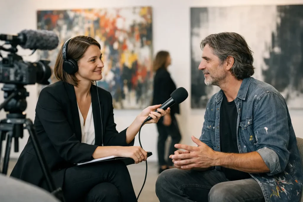 Live Interviews with Contemporary Artists