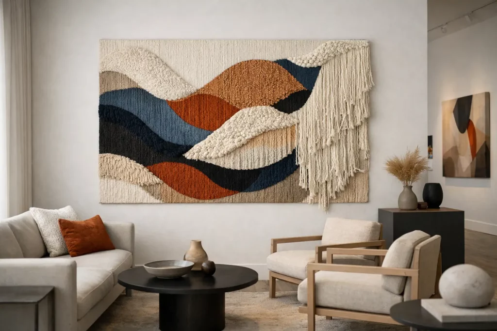 Textile Art for Modern Interiors That Holds Attention