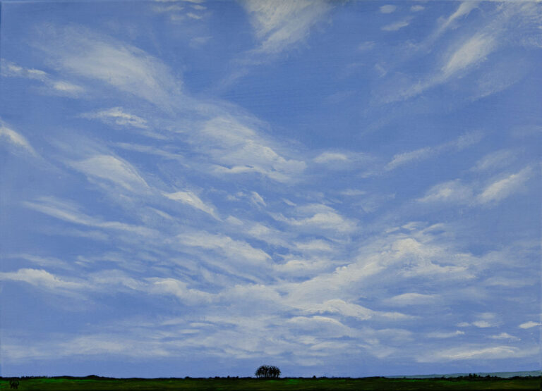 Blue sky with clouds