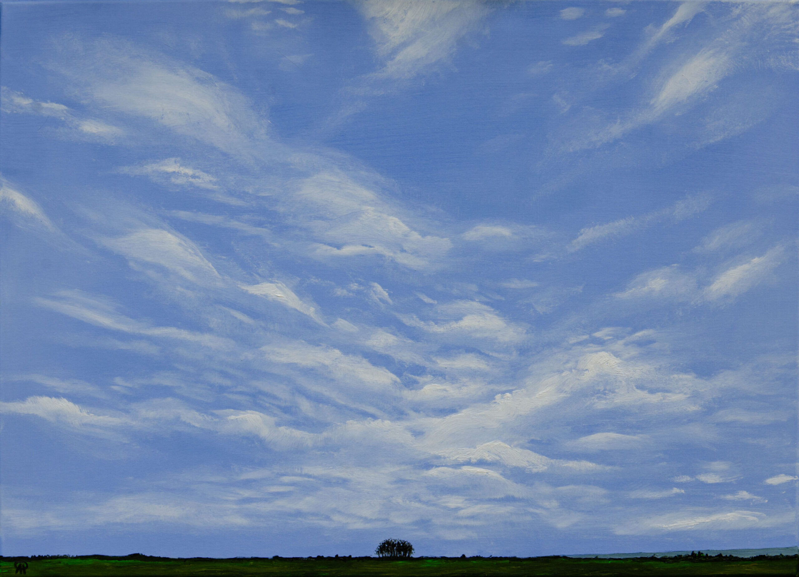Blue sky with clouds