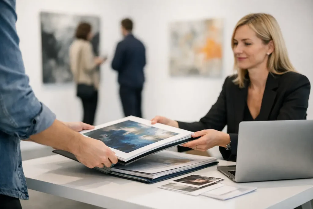How to Submit Artwork to Galleries Professionally